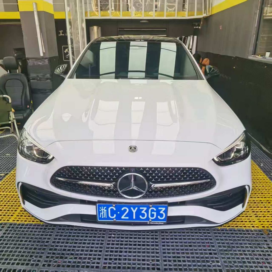 奔驰c260l皓夜版装贴M8-钻石系列车衣8.5