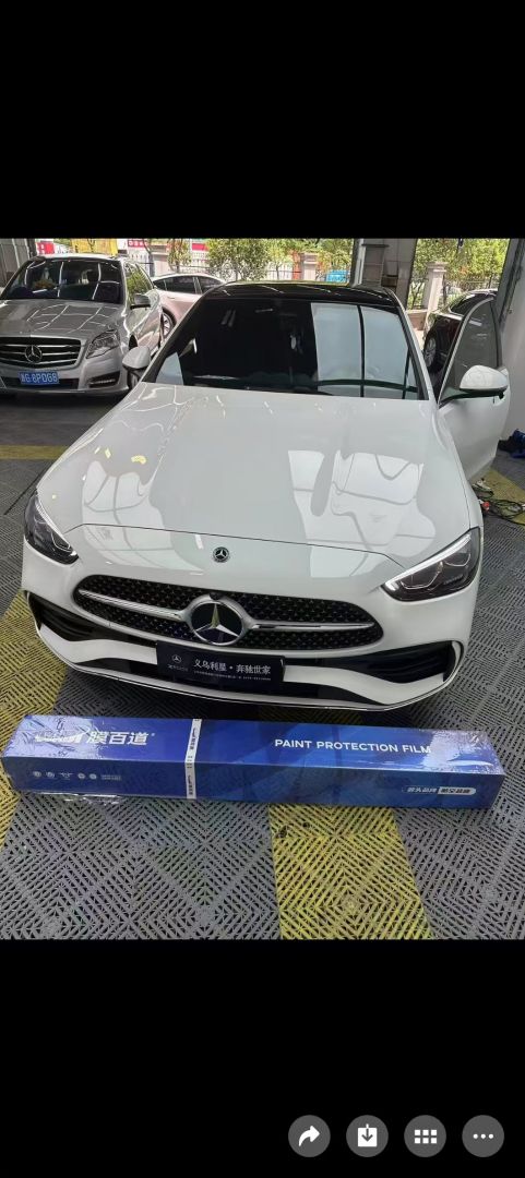 奔驰C260装贴B7-铂金系列车衣7.5
