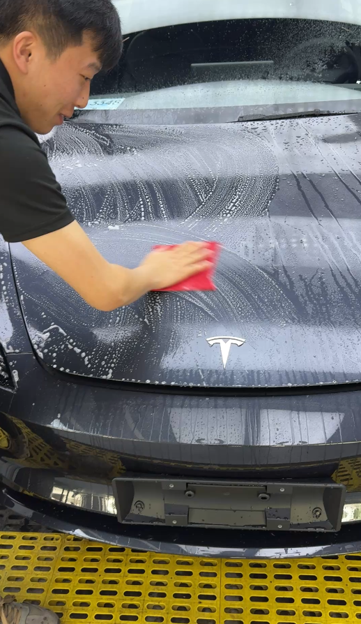 特斯拉Model3装贴M7-钻石系列车衣7.5
