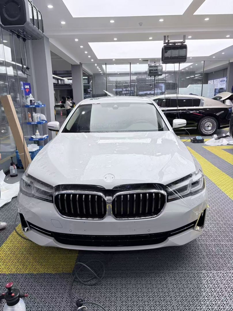 宝马530LI装贴M7-钻石系列车衣7.5