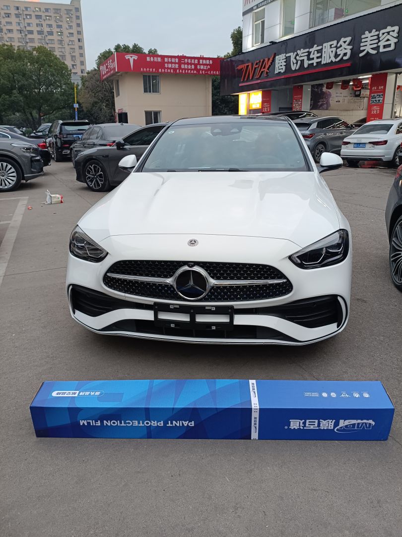 奔驰C260L装贴B7-铂金系列车衣7.5