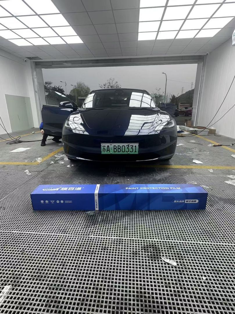 特斯拉Model3装贴B7-铂金系列车衣7.5